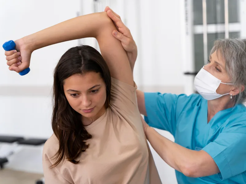 Integrated Chiropractic treating rotator cuff injury in Defiance